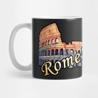 Rome Roman Colosseum Vintage Travel Romans Mug